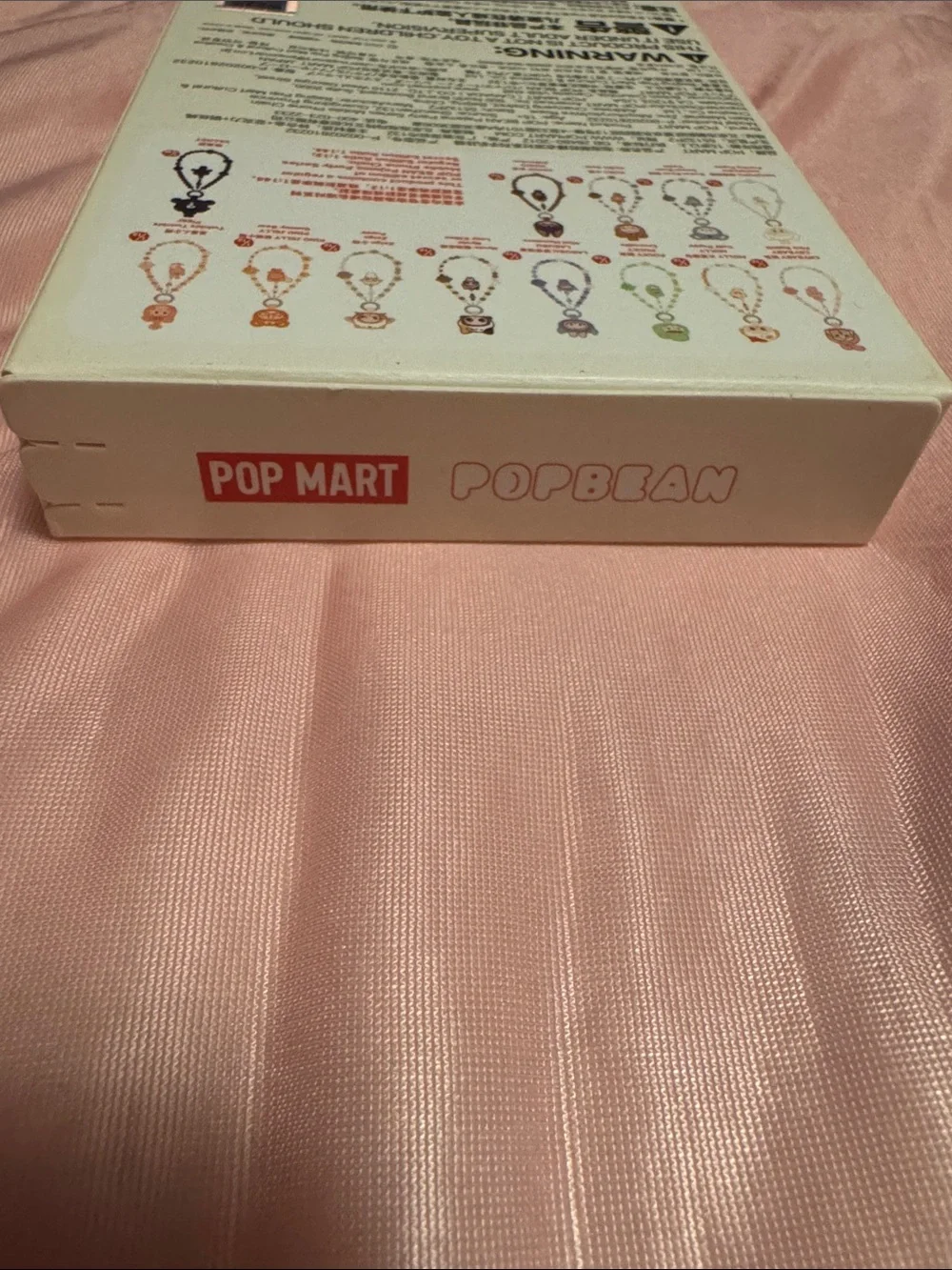 BRAND NEW Pop Bean Pink & Cream Kids Phone Charm - Pajama Party